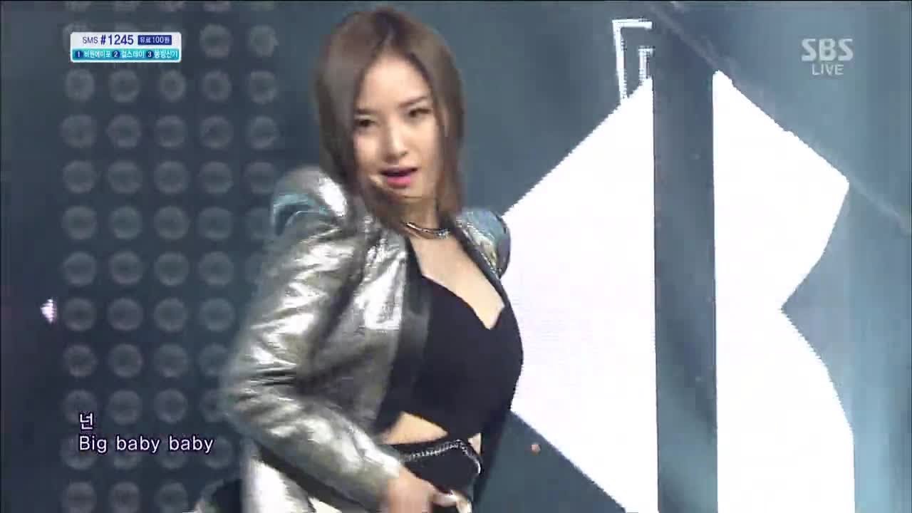 [Moon Sharet Dalshabet] - B.B.B @ популярная песня Inkigayo 140126