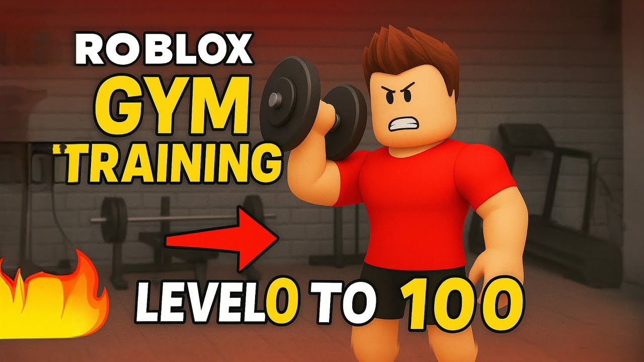🔥 Roblox Gym Training | Level 0 to 100 Transformation! 💪 | Becoming the ...