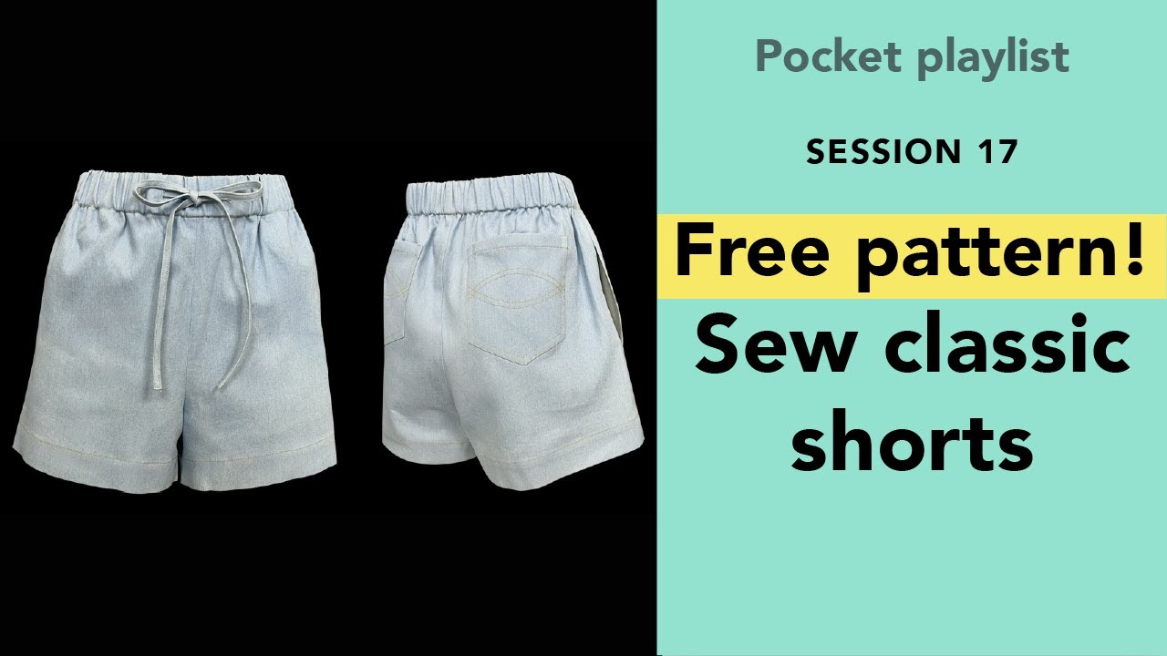 Удобные эластичные шорты с двумя вариантами карманов