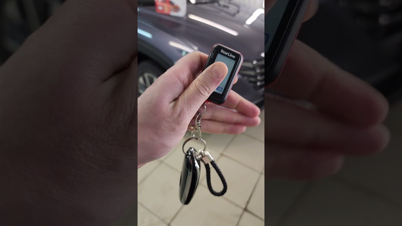 Hyundai Tucson - установили охранный комплекс StarLine E96