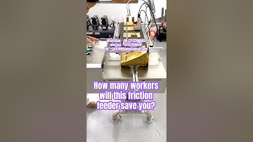 How many workers will this friction feeder conveyor save you? #technology #machine #ifeeder #feeder