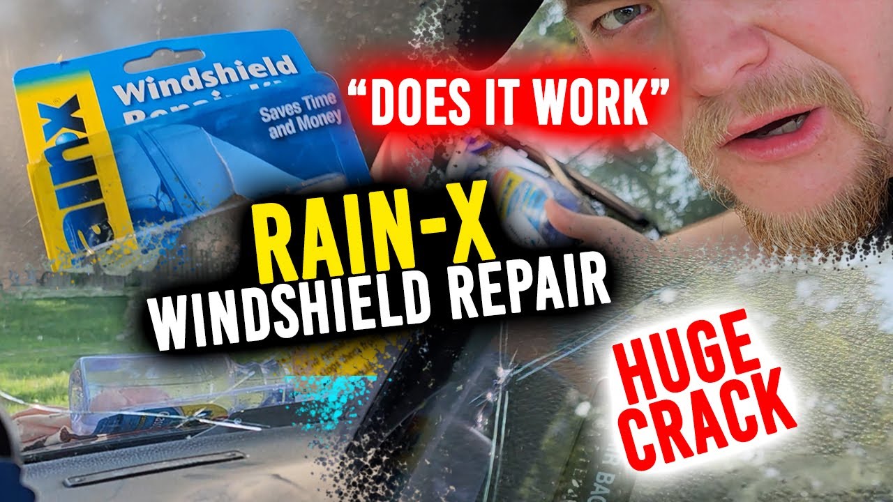 RAIN-X 'do-it-yourself' Windschutzscheiben Reparaturset zur Reparatur von  Steinschlägen, Abplatzern, Rissen, Sprüngen und Kratzern