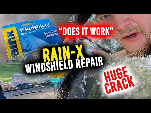 RAIN-X 'do-it-yourself' Windschutzscheiben Reparaturset zur Reparatur von  Steinschlägen, Abplatzern, Rissen, Sprüngen und Kratzern