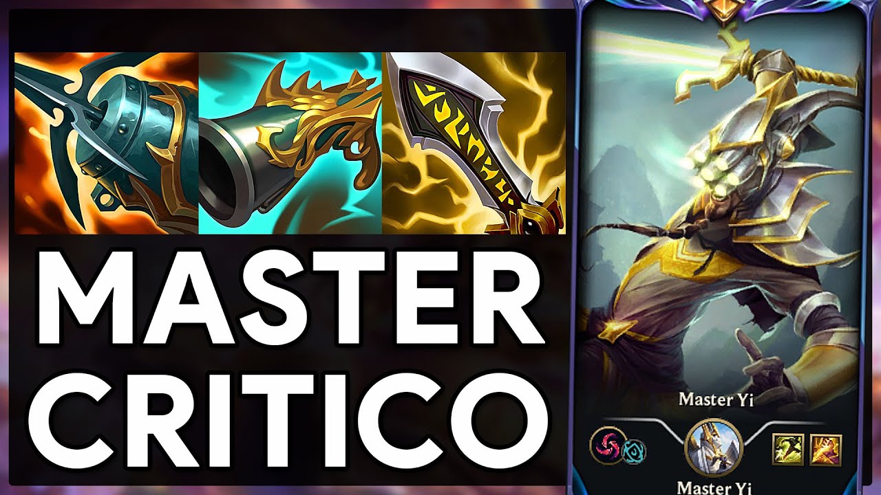 AQUELE MASTER YI CRITICO DANDO IK! 😈