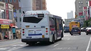 ᴴᴰ MTA Bus: 2009 Orion VII NG Hybrid #4534 on the Q8 Bus @ Jamaica Av/168 St.