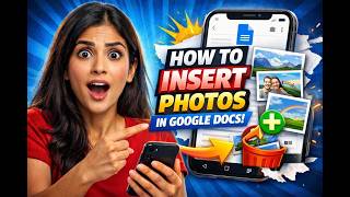 How To Insert Photo In Google DOCS Mobile
