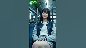 버스 안, 그녀의 마지막 미소🚌💃#shorts #veo3 #virtualai #버스