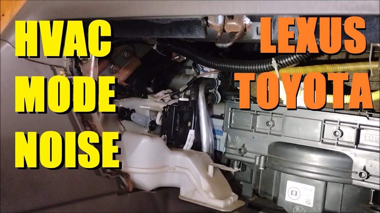 Fix Ventilation AC Noise Lexus RX300 Air Mode Motor Actuator Servo Blend Door Recirculation Door