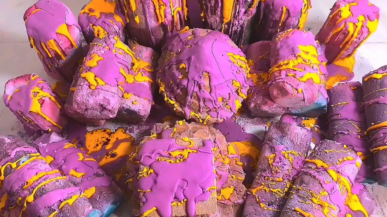 1 Hour 🎧 Long Compilation Gym Chalk Crush Asmr @ASMRgymchalkIndonesia