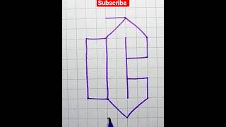 3D art #alphabet C#shorts #viral #youtubeshorts #siblingsklub