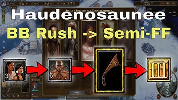 Big Button Rush into Semi-FF with Haudenosaunee in AoE 3 DE