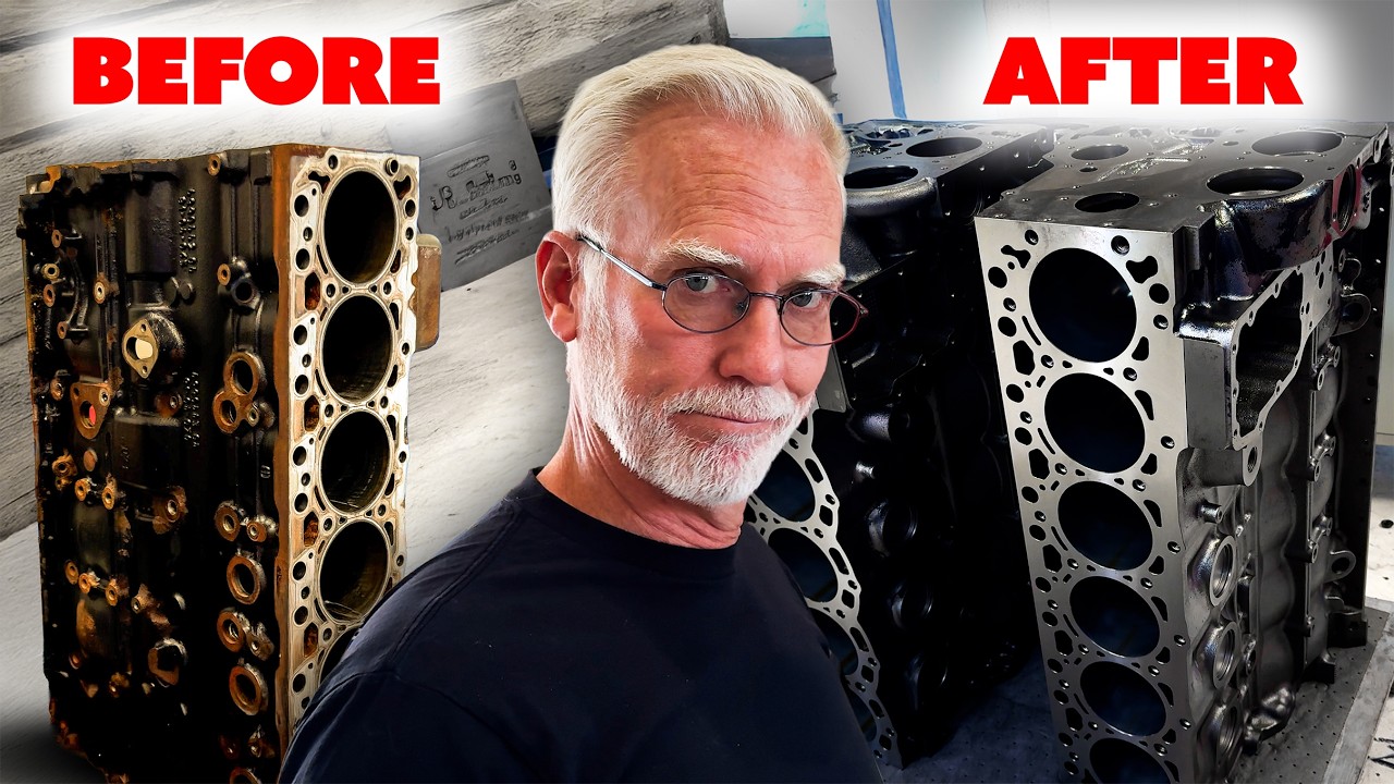 Making a JUNKYARD Block BETTER Than When It Was NEW! - FULL Engine Machining