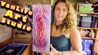 VAN STUDIO - Artist Sold A Painting to Buy Van