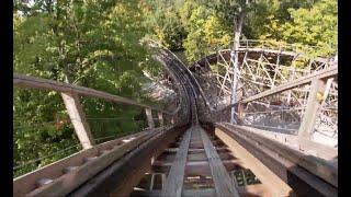 Mystic Timber Front Row POV 2021 | Kings Island