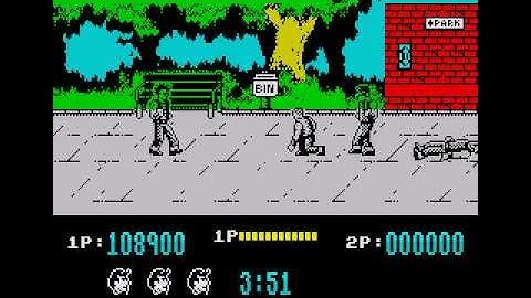 Target Renegade - Level 3 - ZX Spectrum - Imagine Software (1988)