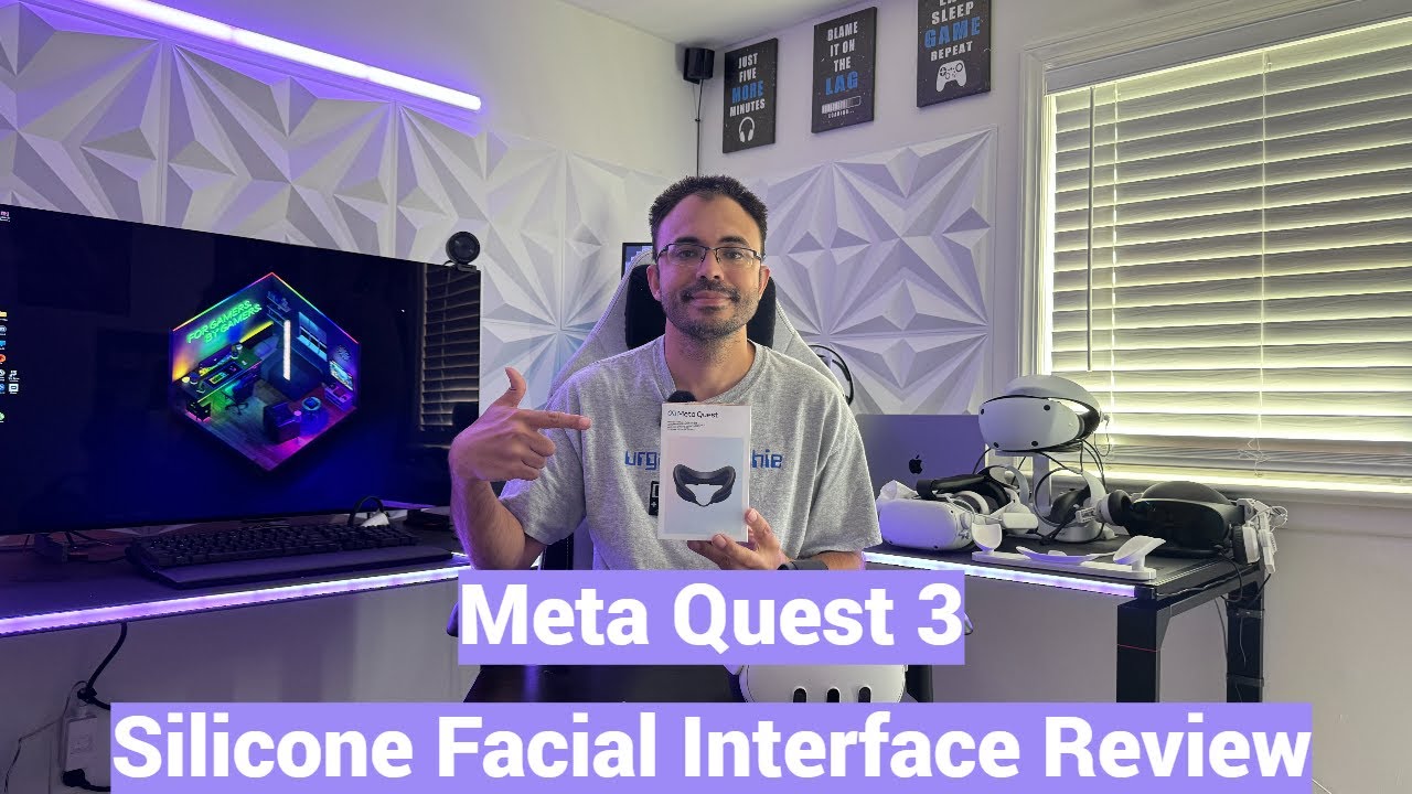 Meta / Oculus Quest 3 Silicone Facial Interface Accessory Review - Better  Then Stock? 