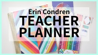2020 Erin Condren TEACHER PLANNER WALKTHROUGH
