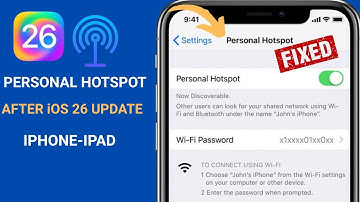 How To Fix Personal Hotspot Not Working on iPhone After iOS 26 Update