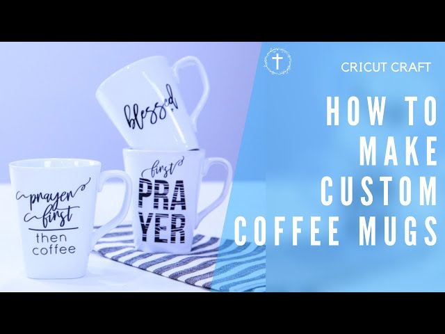 How to customize a glass mug in 10 minutes with a Cricut machine