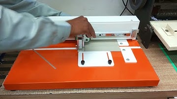 manual v grooving machine