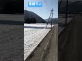 【ランニング】雪道をひたすら走るだけのショート動画