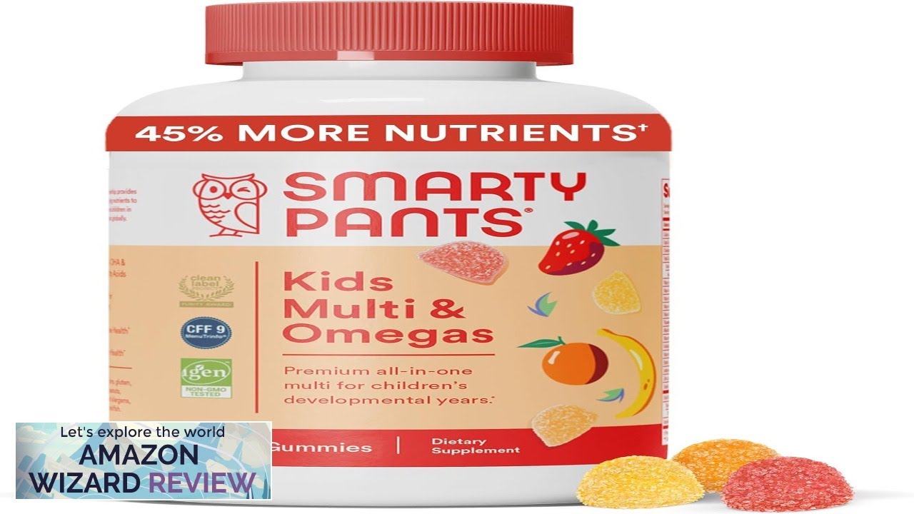 SmartyPants Kids Multivitamin Gummies: Omega 3 Fish Oil (EPA/DHA) Vitamin D3 C Review