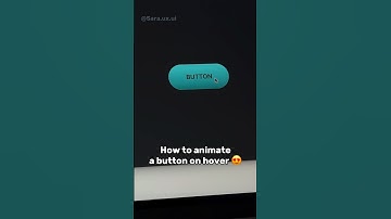 How to animate a button on hover?😍 #figma #figmatutorial #animatebutton #uxdesign #uidesign