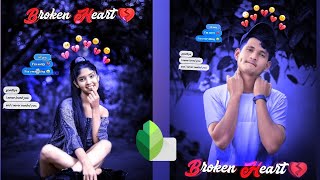 Snapseed Broken Heart 💔 Photo Editing || Snapseed Photo Editing🔥🔥#snapseedphotoediting screenshot 3