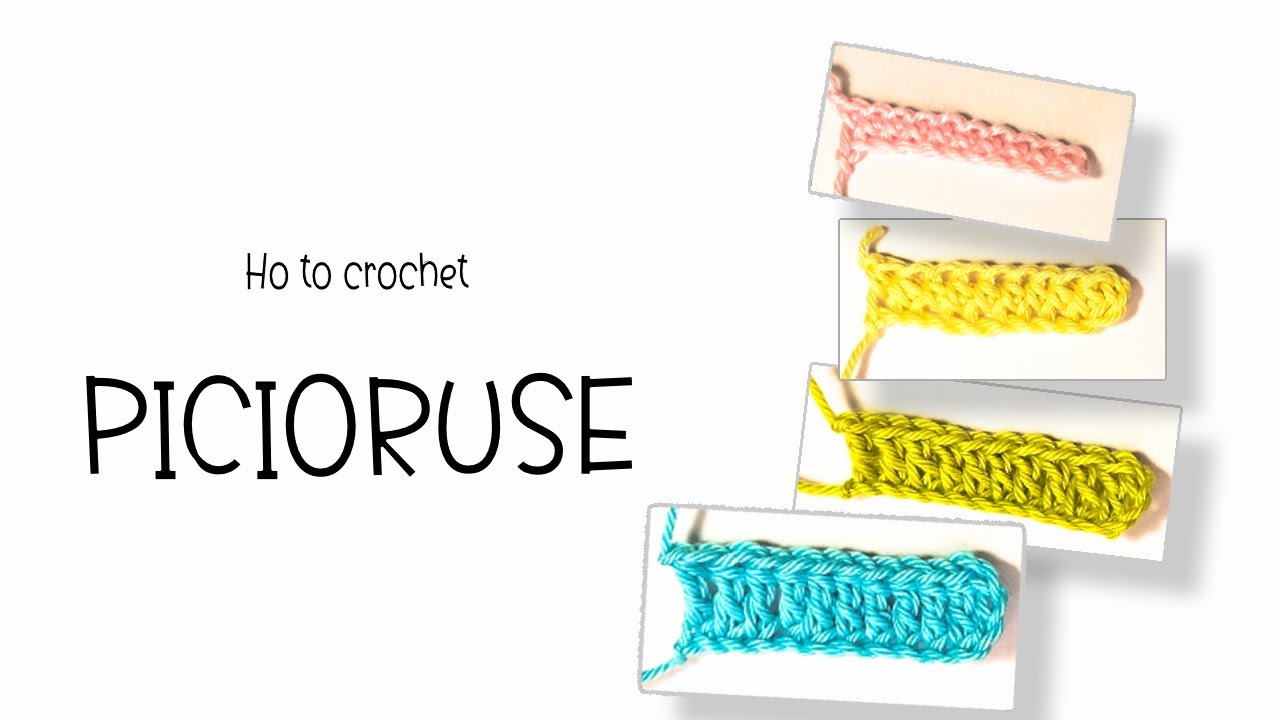 Picioruse crosetate - notatii, simbol, numar ochiuri de lant pt intoarcere [RO]