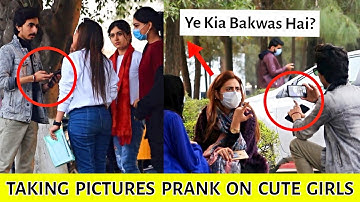Taking Pictures Prank on Cute Girls || IQRA UNIVERSITY || PINDI VIBES