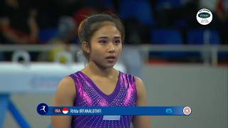 SEA GAMES 2019 RIFDA BERHASIL MENYUMBANGKAN EMAS UNTUK INDONESIA DI CABOR GYMNASTICS ARTISTIC