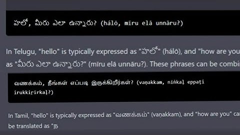CHATGPT translate text to Tamil and Telugu| ChatGPT by Open AI | translation| Tamil | Telugu