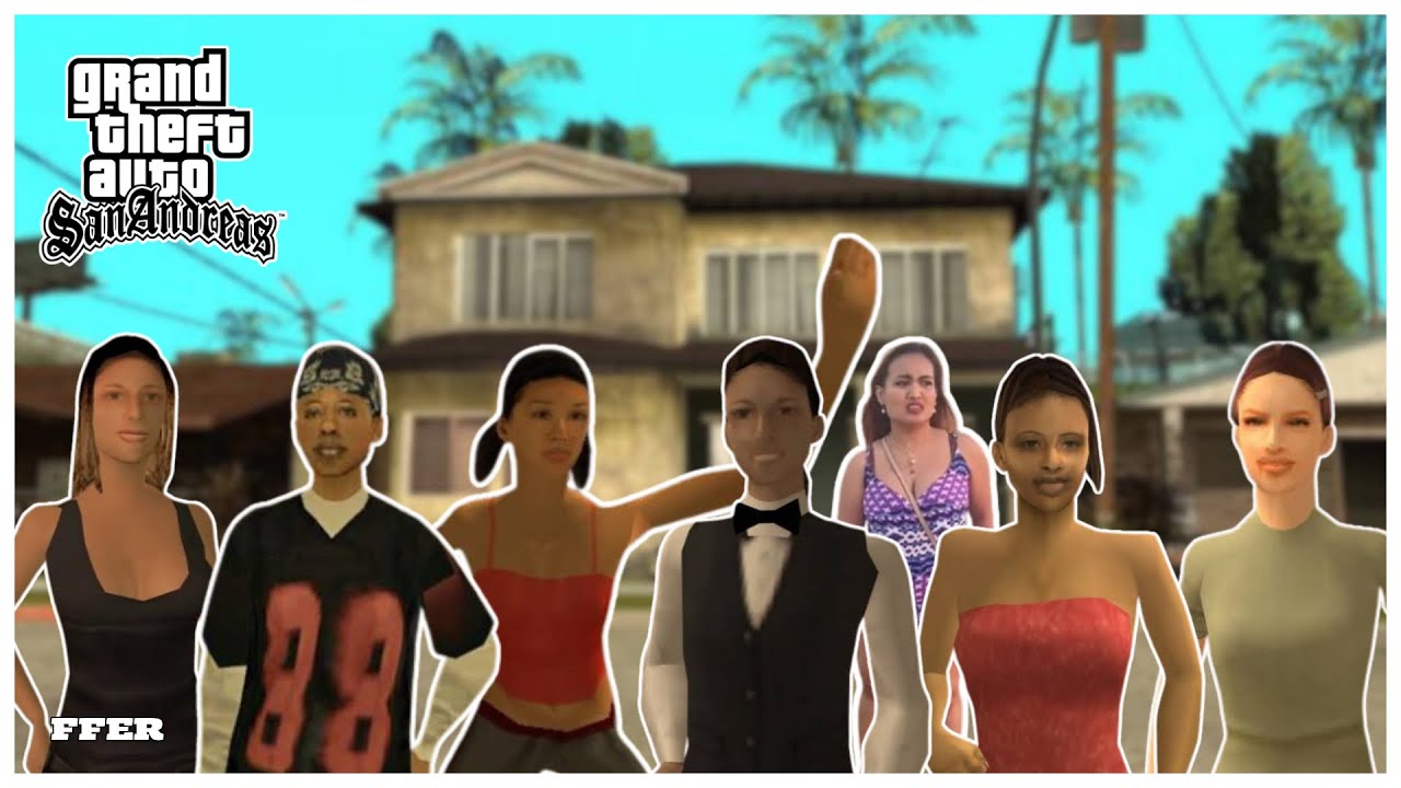 CARA DAPATKAN SEMUA PACAR DI GTA SAN ANDREAS