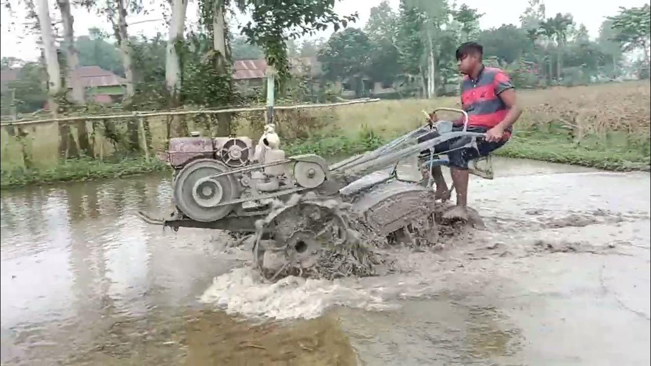 Chintu tractor crossed the drain and muddied the field ৷ ড্রেন পার করে