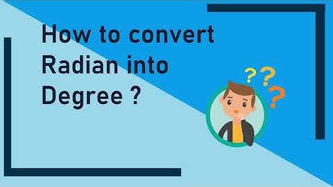 How to convert radian to degree || C Language