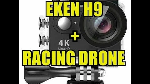 Eken h9 review test at 1080p 60fps on FPV racing Drone Banggood