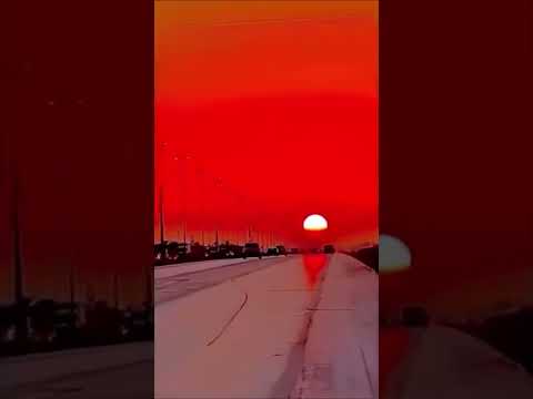 Кроваво-красное небо