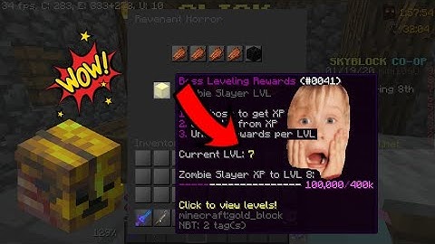 Zombie Slayer Lvl 7 - Hypixel Skyblock