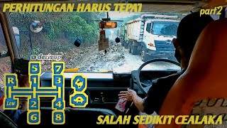 TEST MUAT BATU BARA part2, SUPIR TRUK TRONTON TIDAK FOKUS BERAKIBAT MAUT