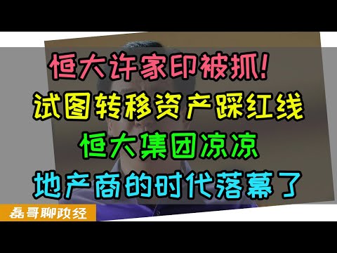 恒大许家印被抓！妄图在美国申请破产转移资产！恒大集团地方资产将被国资收购用于保障交房，中国地产商的时代正式落幕！许家印是如何转移资产的？许家印和二儿子锒铛入狱，恒大杠杆游戏完蛋