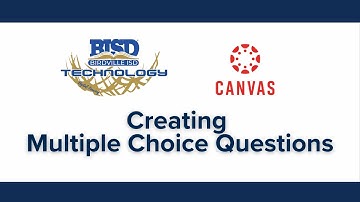 Creating Multiple Choice Questions in Canvas New Quizzes