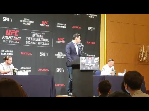 <strong>UFC를</strong> 앞두고 서울에서 만난 정찬성과 오르테가 !!!