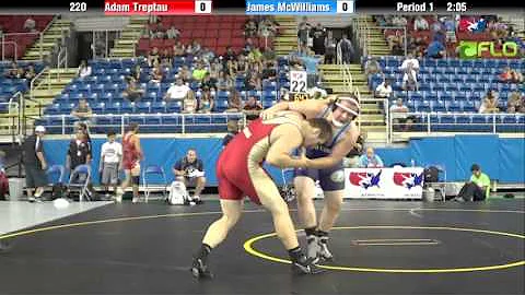 Cadet 220 - Adam Treptau (Minnesota) vs. James McW...