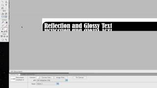 Fireworks Reflection and Glossy Text Effect