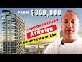 New Condos to Buy Downtown Miami. AIRBNB FRIENDLY Apartments 2022