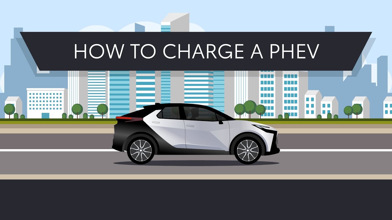 How to charge a Toyota Plug-In Hybrid or PHEV - YouTube