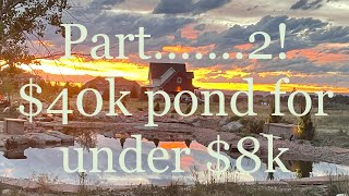 I built a $40k swim pond for under $8k!!! Part 2 #swimingpond #swimingpool  #diy