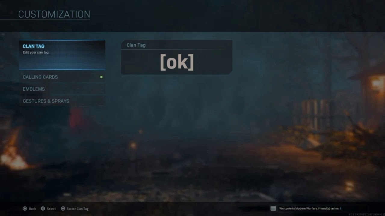 How To Get Gold Clan Tag In Modern Warfare YouTube