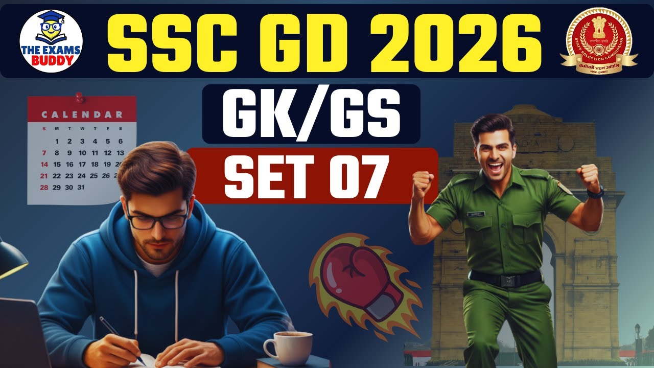 SSC GD GK/GS Class 7 | Top 20 History, Polity & Science Questions (2026 Exam) | Selection Wale Sawal