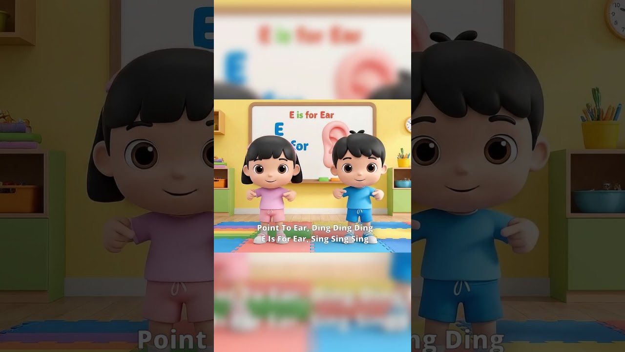 DEF Body Parts Song 🧒🎵 Learn with Dance | Kids Songs 